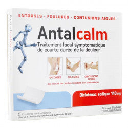Antalcalm 140 mg – Emplâtres Médicamenteux (boîte de 5)